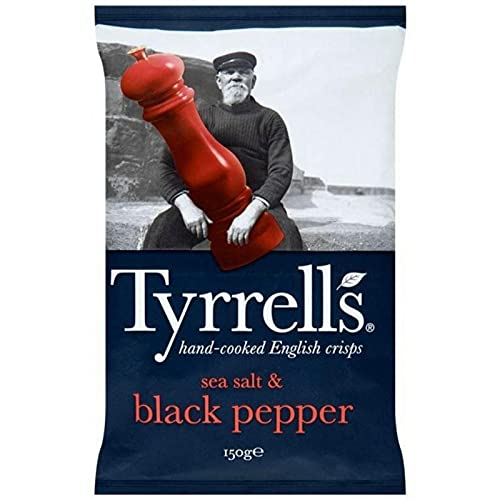 Tyrrell's Chips Poivre Noir et Sel 150g (lot de 3) von Tyrrells