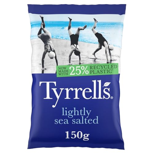 Tyrrells slow-cooked crisps Lightly Sea Salted (1 x 150 g) von Tyrrells