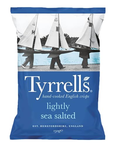 Tyrrells Lightly Sea Salted Crisps 150g von Tyrrells