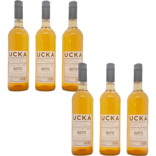 UCKA | Regionaler Quittensaft, 100% Direktsaft | Alkoholfrei, kein Zusatz von Zucker, Vegan, (6 x 750ml) von UCKA