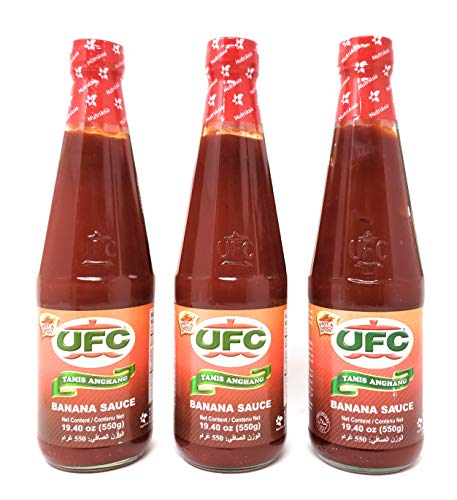 UFC Heiße und würzige Bananensauce (3er-Pack, insgesamt 1,6 l) von UFC