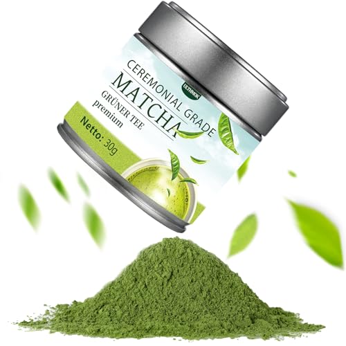 Ceremonial Matcha Tee Pulver Premium 30g Grüner Tee Powder Jade-Matcha erster Güteklasses-100% natürliches vegetarisches Essen，Green Tee von ULTHMOK