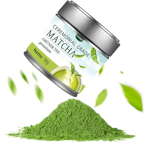 Ceremonial Matcha Tee Pulver Premium 30g Grüner Tee Powder Jade-Matcha erster Güteklasses-100% natürliches vegetarisches Essen，Green Tee von ULTHMOK