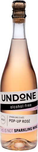 UNDONE NO. 21 Pop-Up Rosé | Alkoholfreier Sekt | Vegan und kalorienarm | Pur oder zum mixen von nicht-alkoholischen Drinks 750ml von UNDONE alcohol-free