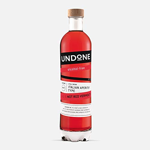 UNDONE NO.9 Italian Aperitif Type - alkoholfreie Alternative zu rotem Wermut (1 x 0.7l) von UNDONE