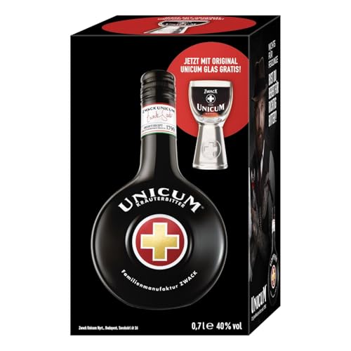 Unicum - Kräuterbitter inkl. Glas (1 x 0.7 l) von UNICUM