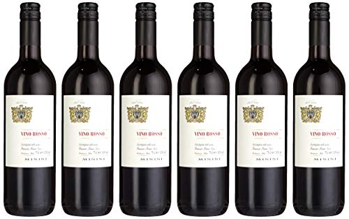 Cantina Francesco Minini Vino Rosso halbtrocken (6 x 0.75 l) von UOOTPC