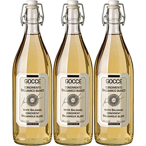 Gocce Balsama Bianco Weißer Balsamessig I Visando Paket (3 x 1.0l) von GREAT BRITISH TRADING LIMITED