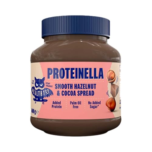 Healthyco Proteinella Hazelnut 360g Haselnuss Creme Aufstrich ohne Palmöl von GREAT BRITISH TRADING LIMITED