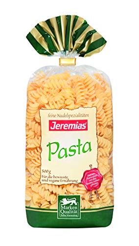 Jeremias Fusilli, Pasta - Hergestellt aus reinem Hartweizengrieß, 4er Pack (4 x 500 g Beutel) von UOOTPC