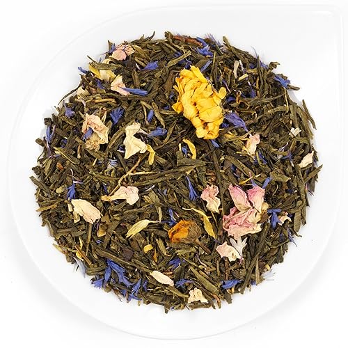 URBANTEADEALERS Tibetanischer Tempeltraum Bio Natürlich aromatisierte Teemischung mit dem Geschmack exotischer Früchte, 100g von URBANTEADEALERS