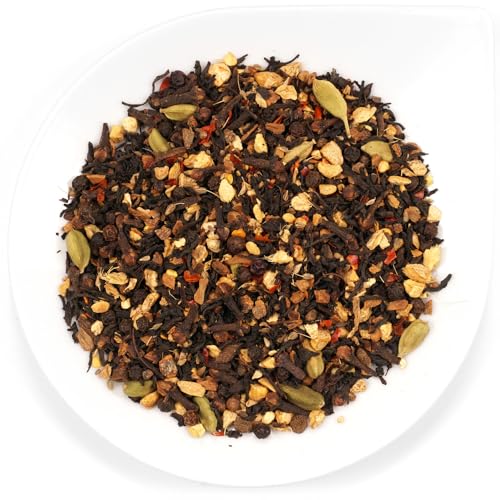 URBANTEADEALERS Schwarzer Tee Spiced Chai, Naturbelassene Schwarztee-/Gewürzteemischung, 100g von URBANTEADEALERS