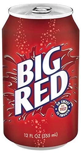 Big Red Soda USA-Import Dosen (12 x 0,355 L) EINWEG inkl. gratis Fivestar Kugelschreiber von USA