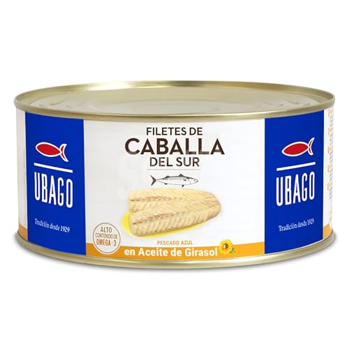 UBAGO MAKERLEY FILETS IN SONNENBLUMENÖL DOSE 3x950G von Ubago