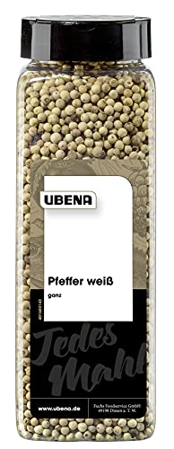 UBENA Pfeffer weiß ganz, 1er Pack (1 x 600 g) von Ubena