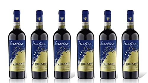 6x 0,75l - Uggiano - Seratina - Chianti Colli Fiorentini D.O.C.G. - Toscana - Italien - Rotwein trocken von Uggiano - Seratina