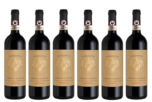 6x 0,75l - 2019er - Uggiano - Chianti Classico Riserva D.O.C.G. - Toscana - Italien - Rotwein trocken von Uggiano