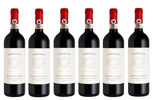 6x 0,75l - 2021er - Uggiano - Chianti Classico D.O.C.G. - Toscana - Italien - Rotwein trocken von Uggiano