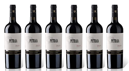 6x 0,75l - Uggiano - Petraia - Rosso - Toscana I.G.P. - Italien - Rotwein trocken von Uggiano