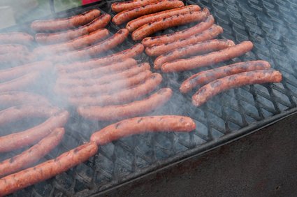 3 kg Merguez - nach Original französischem Rezept - vorgebrüht (54 Stück á 58 gr.) von Uhlfleisch