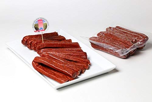 Schwarzwälder Landjäger - 10 Paar (800 g) im Pack, handwerklich hergestellt, luftgetrocknet von Uhlfleisch