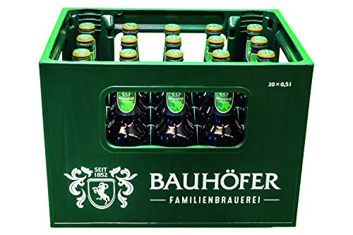 20 x Bauhöfer (Ulmer) Pilsener 0,5 Liter 5,2% vol. Originalkiste MEHRWEG von Ulmer