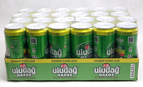 Uludag türkische Brause Gazoz 48 x 0,33L Dosen von Uludag