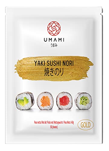 Umami Nori Algenblätter GOLD-Qualität 50 Blatt (140gr) von Umami