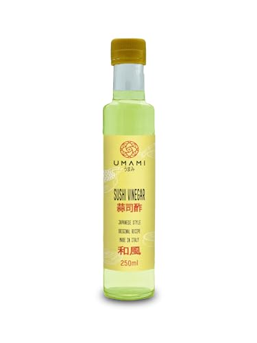 Umami Reisessig, gewürzt für Sushi (Sushisu). Gewürz für Sushi-Reis, 250-ml-Flasche von Umami