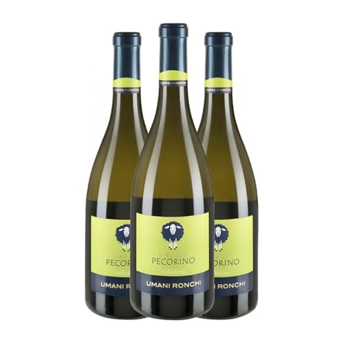 Umani Ronchi Vellodoro Pecorino Terre di Chieti 75 cl Weißwein (Karton mit 3 Flaschen von 75 cl) von Umani Ronchi