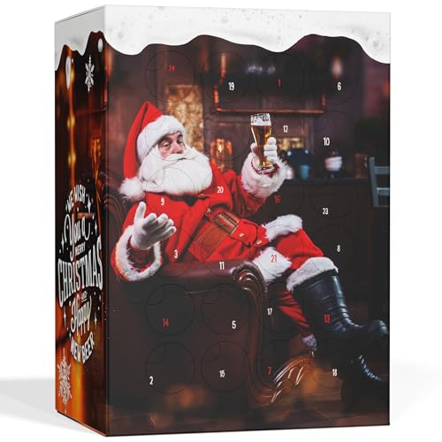 UMBRELLA® Bier Adventskalender 2024 [BIERE AUS ALLER WELT] - Bierkalender 2024 Adventskalender Bier Weihnachtskalender - Ausgefallener Adventskalender Alkohol 2024 Männer & Herren (24 x 0.33 Liter) von UMBRELLA