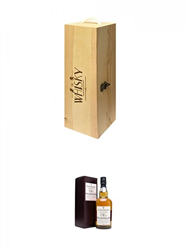 1a Whisky Holzbox für 1 Flasche mit Hakenverschluss + Glen Elgin 12 Jahre Classic Malts Selection Single Malt Whisky 0,7 Liter von Unbekannt