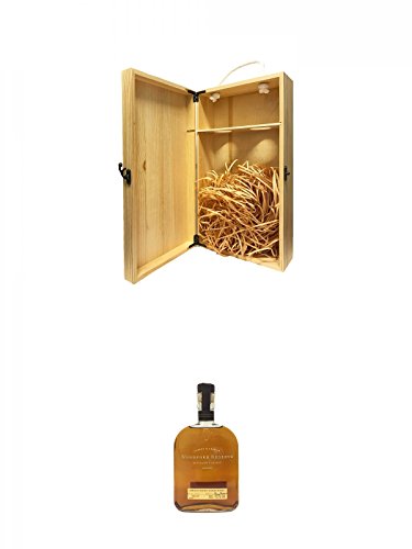 1a Whisky Holzbox für 2 Flaschen mit Hakenverschluss + Woodford Reserve Distillers Select USA 0,7 Liter von Unbekannt