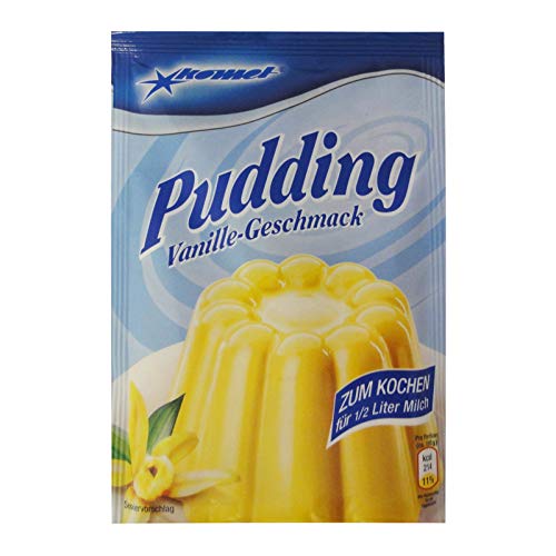 5er Pack Komet Pudding Vanille-Geschmack (5 x 40 g) zum Kochen Puddingpulver Dessert Puddigdessert von Unbekannt