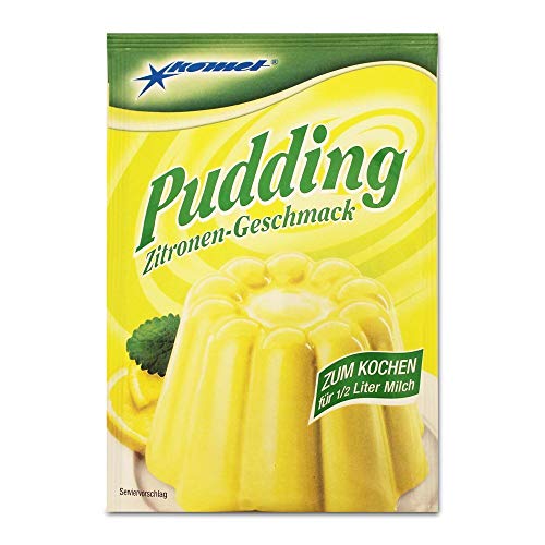 5er Pack Komet Pudding Zitronen-Geschmack (5 x 40 g) zum Kochen, Puddingpulver Dessert Puddingdessert von Unbekannt