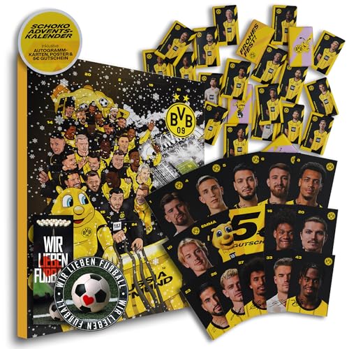 Adventskalender eures Lieblingsvereins z.B. Bayern München, Borussia Dortmund, Schalke 04, Eintracht Frankfurt, 1. FC Köln, Werder Bremen etc. (Borussia Dortmund XXL Comic-Adventskalender) von Unbekannt