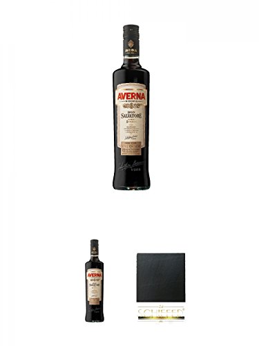 Averna DON SALVATORE Italien 0,7 Liter + Averna DON SALVATORE Italien 0,7 Liter + Schiefer Glasuntersetzer eckig ca. 9,5 cm Durchmesser von Diverse