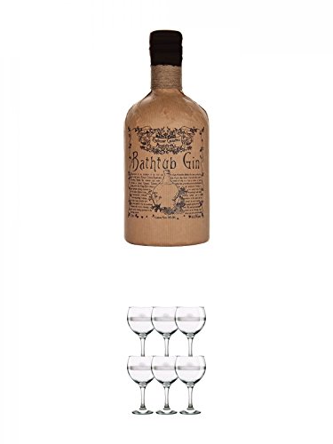 BATHTUB Small Batch 43,3 0,7 Liter + The London No. 1 Ballonglas 6er Set von Unbekannt