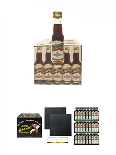 Bachmann 20 x 0,02 + Stichpimpuli 20 x 0,02 Liter + Jägermeister 24 x 4 cl Geschenkset von Diverse