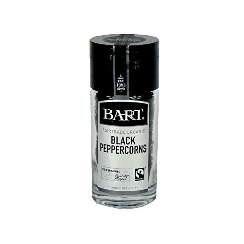 Bart - Fairtrade Organic Black Peppercorns - 40g (Case of 6) von BART