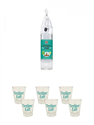 Berliner Luft Magnum Flasche Das Original 3,0 Liter + Berliner Luft Shot Glas 4cl 2 Stück + Berliner Luft Shot Glas 4cl 2 Stück + Berliner Luft Shot Glas 4cl 2 Stück von Diverse