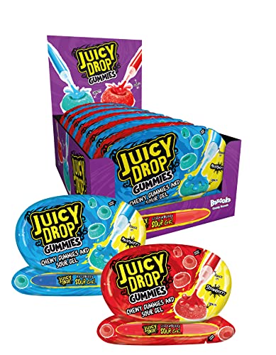 Dok Juicy Drop Gummies, 12er Pack (12 x 57 g) von Bazooka Candy Brands