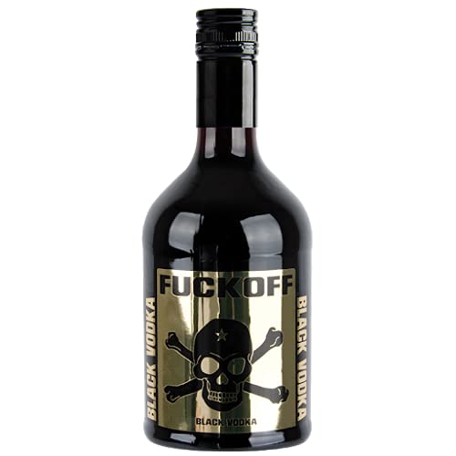 FUCKOFF BLACK schwarzer Wodka 40% Vol. 0,7 Ltr. von Unbekannt