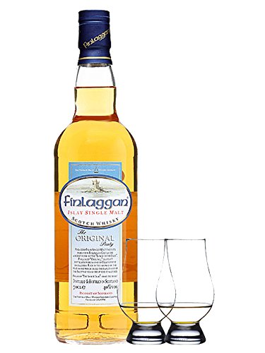 Finlaggan The Original Peaty Islay Single Malt Whisky + 2 Glencairn Gläser von Unbekannt