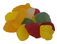 Fruchtgummi Veggie Fruchtsalat gelatinefreies Fruchtgummi 1000g von Unbekannt