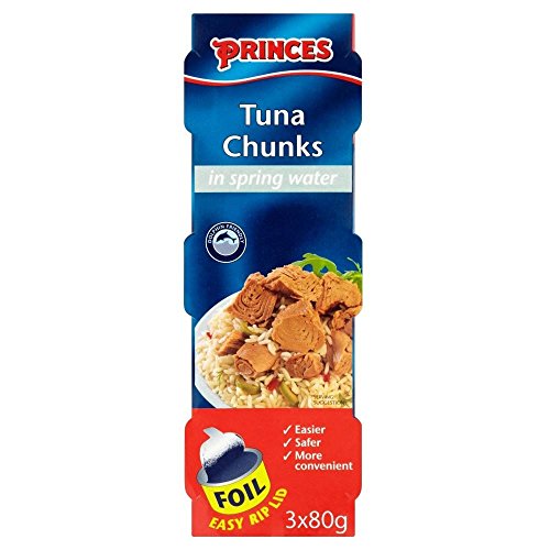 Fürsten Thunfisch Stücke In Quellwasser (3X80G) von Princes