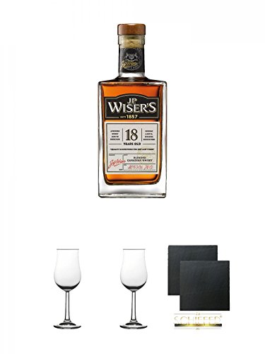 JP Wiser's - 18 - Jahre 40% 0,7 Liter + Geschenkset von Diverse