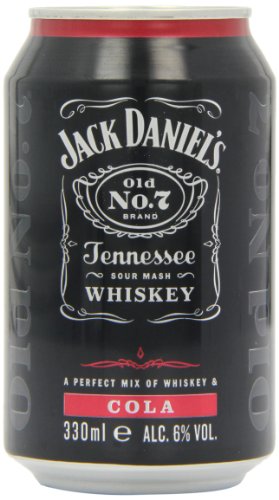 Jack Daniels Tennessee Whiskey und Cola Premixed Cans 330 ml (12 Stück) von Jack Daniel's