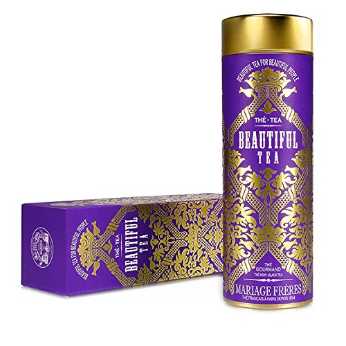 Mariage Frères Paris - BEAUTIFUL TEA (Gourmand schwarzer Tee, fruchtige Note von Granatapfel) - 90gr Dose von Mariage Frères