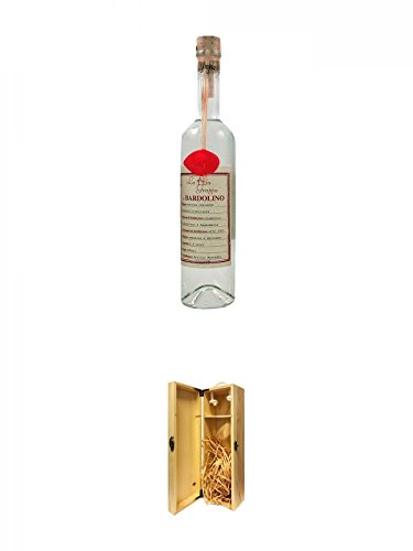 Marzadro La Mia Grappa Bardolino 0,5 Liter + 1a Whisky Holzbox für 1 Flasche mit Hakenverschluss von Diverse